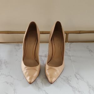Gianvito Rossi Nude 105 Leather Pumps - Sz 38.5